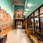 lobby of the trail center